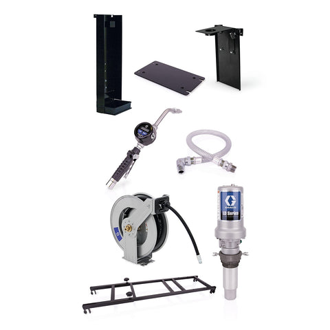 Graco | 24H726 LD Series 3:1 Stationary 275 Gallon (1040 Liter) Oil Pump Package - Manual Meter Type
