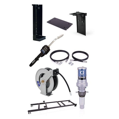 Graco | 24H728 LD Series 3:1 Stationary 275 Gallon (1040 Liter) Oil Pump Package - Preset Meter Type
