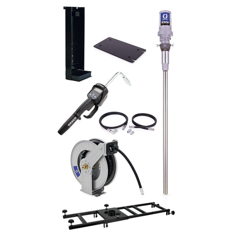 Graco | 24H868 LD Series 5:1 Stationary 275 Gallon (1040 Liter) Oil Pump Package - NPT