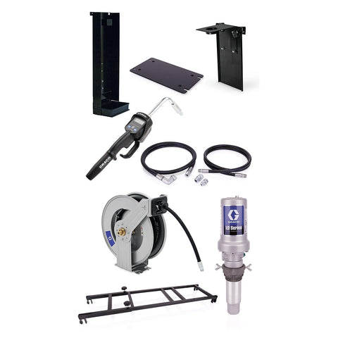 Graco | 24H892 LD Series 5:1 275 Gallon (1040 Liter) Stationary Oil Pump Package - Manual Meter Type