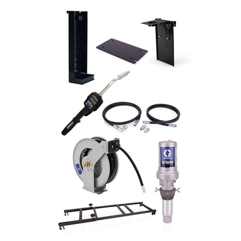 Graco | 24H894 LD Series 5:1 275 Gallon (1040 Liter) Stationary Oil Pump Package - Preset Meter Type