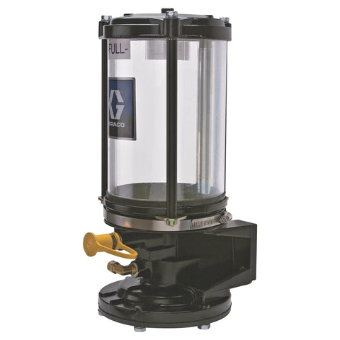 Graco | 24J818 Grease Jockey Pump Module with 9:1 Pneumatic Pump, 6 lb Reservoir, 12 VDC Air Solenoid, In-Cab Timer, and Installation Kits
