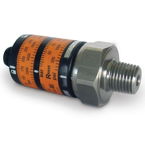 Graco | 24K414 General Pressure Switch, 1/4 NPT Male, 9.6-32 VDC, 4-Pin, M12 Micro-Connector