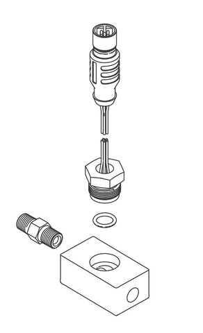 Graco | 24P600 Pressure Transducer Kit, 100 psi (7 bar, 0.7 MPa). Used to measure fluid or air pressure.