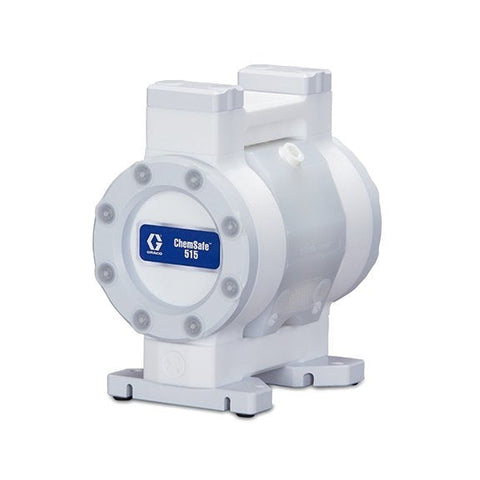 Graco | 24X425 ChemSafe 515 Air Operated Double Diaphragm Plastic Pump with PTFE Seat, PTFE Ball, Overmolded PTFE Diaphragm, PTFE Fluid Path & NPT Port