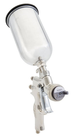 Graco | 253435 SHARPE RAZOR HVLP Spray Gun, 1.5mm, 14 in Pattern, 14.4 CFM @ 29PSI, Gravity Feed