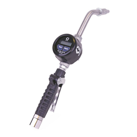 Graco | 25C903 EM8 Electronic Manual Oil/Antifreeze Meter - Rigid Extension - 1/2 in. (13 mm) Inlet - NPT