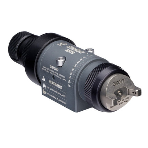 Graco | 25F183 Stellair Automatic Air Spray Gun, Compliant, 0.055 in (1.4 mm) Nozzle for General Industry with fluid control knob