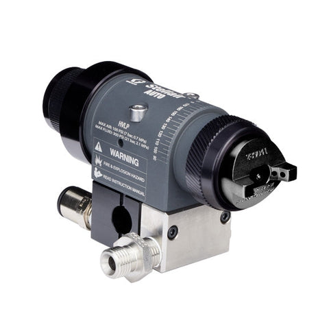 Graco | 25F214 Stellair Automatic Air Spray Gun, HVLP, 0.055 in (1.4 mm) Nozzle for General Industry with side inlet manifold (imperial)