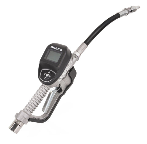 Graco | 25M417 SDM18 Series Electronic Manual Oil/Antifreeze Meter - Flexible Extension - 3/4 in. Inlet