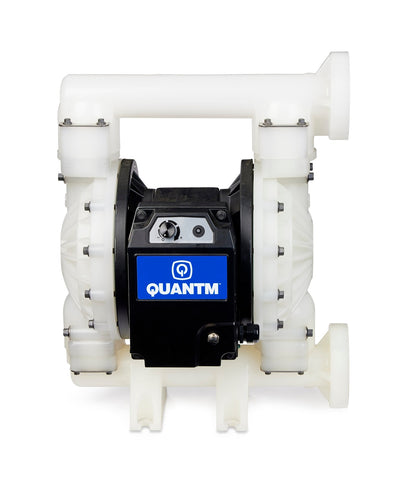 Graco | 25V166 QUANTM i120, 2"Flange, Polypropylene Electric Diaphragm Pump, 200-240 V, AL Center, PP Seat, PT Ball, PS Diaphragm