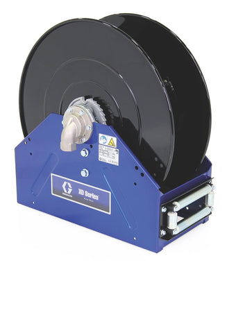 Graco | 26A140 XD40, Antifreeze, 1 in. (25 mm) Inlet, Bare Reel (1 in. X 50 ft. (25 mm X 15 m) Capacity), NPT, Metallic Blue