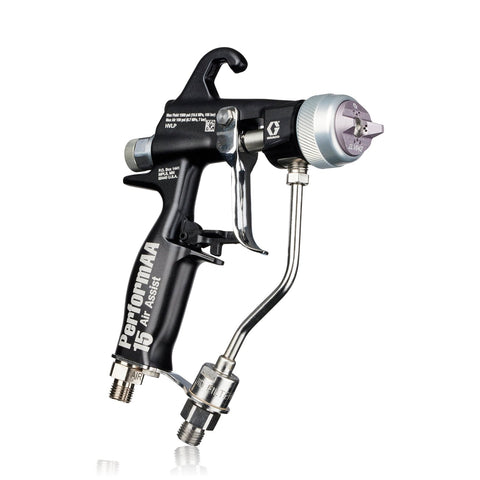 Graco | 26B505 PerformAA 1500 Air Assist Gun with Low Viscosity air cap, light trigger pull and fluid swivel