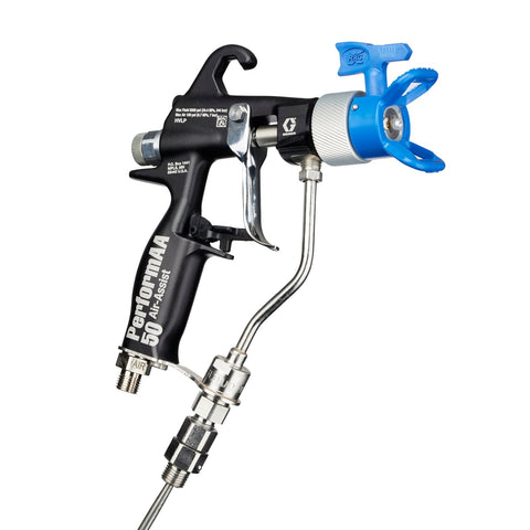 Graco | 26B518 PerformAA 5000 RAC Air Assist Gun with Reverse A Clean air cap and spray tip and fluid swivel