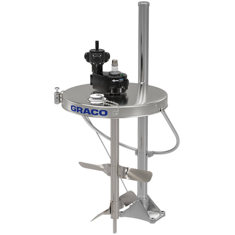 Graco | 26B632 Back-Geared Radial Piston Agitator, heavy duty, with elevator and drum cover
