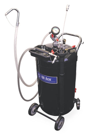 Graco | 26C061 Waste Oil Evacuation System with 24 gal (90 l) Steel Tank, Suction Probes and Adapters