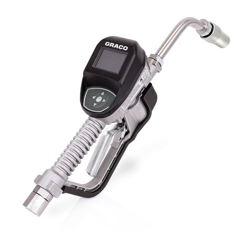 Graco | 26C356 SDP18 Series Electronic Preset Oil/Antifreeze Meter - Rigid Extension - 1/2 in. (13 mm) Inlet