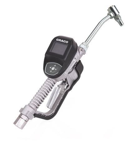 Graco | 26C358 SDP8 Series Electronic Preset Gear Lube Meter - Rigid Extension - 1/2 in. (13 mm) Inlet