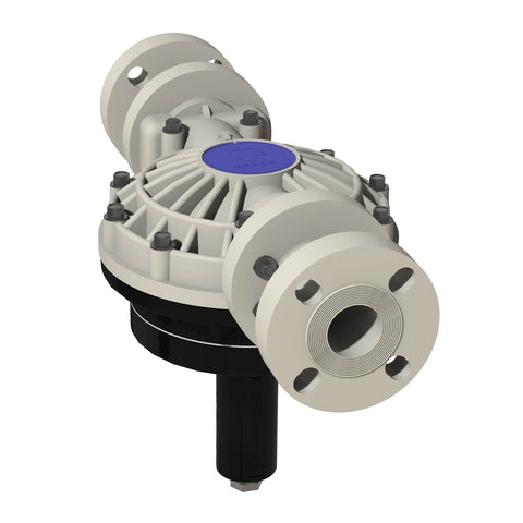 Graco | 26D886 1.5 in. (38.1 mm) i-Series Polypropylene Pulsation Dampener with PP Seats and PS Diaphragm