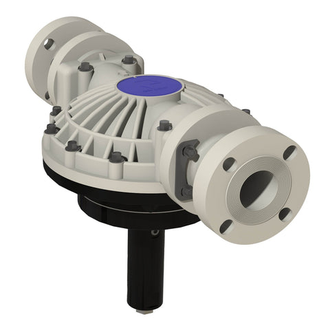 Graco | 26D887 2 in. (50.8 mm) i-Series Polypropylene Pulsation Dampener with PP Seats and PS Diaphragm