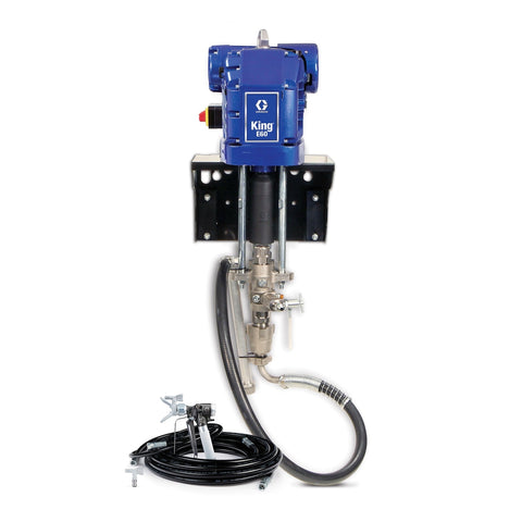 Graco | 273250 King E60 Hazardous Location Wall Mount Integrated Filter Gun Hose Whip Tip