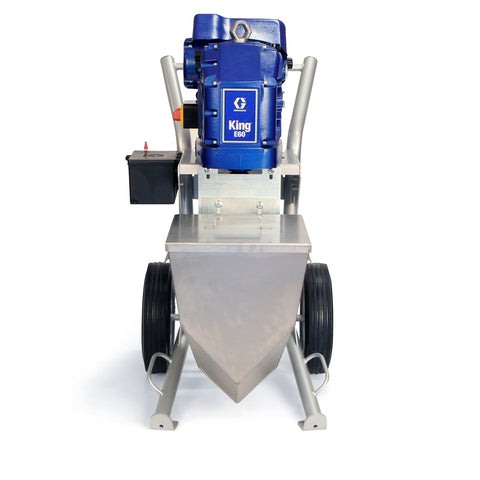 Graco | 273262 King E60 Hazardous Location Heavy Fluids Heavy Duty Cart Hopper No Filter Gun Hose Whip Tip