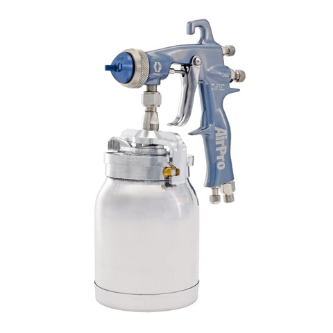 Graco | 289993 AirPro Air Spray Siphon Feed Gun, HVLP, 0.055 inch (1.4 mm) Nozzle, without Siphon Cup