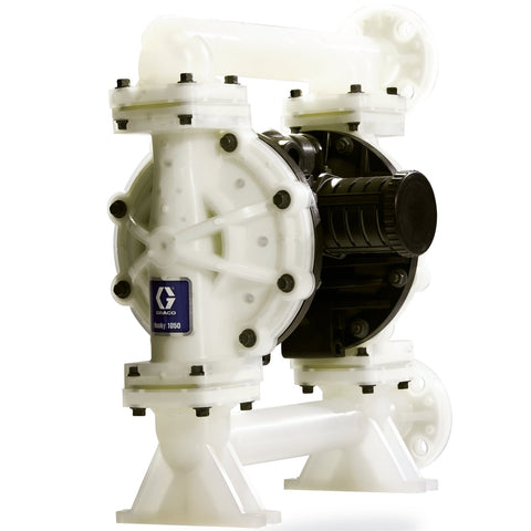 Graco | 649035 Husky 1050 PP (NPT) Pump, End Flange, PP Center Section, PP Seats, PTFE Balls & PO Diaphragm