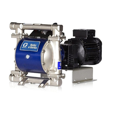 Graco | 651953 Husky 1050 1 in. (25.4 mm) BSPT SS Pump, 240V Compressor, BLDC Motor, AL Center Section, SS Seats, PTFE Balls & PTFE/SP Diaphragm