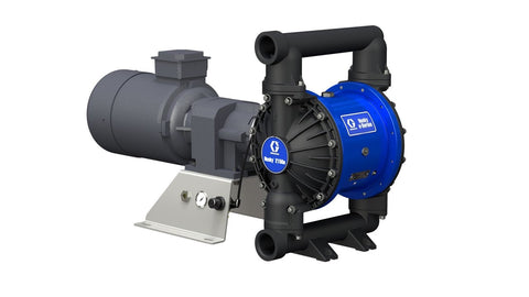 Graco | 655000 Husky 2150e 2 in. (51 mm) AL Electric Diaphragm Pump; 7.5 Hp AC Motor, No CMPSR, End Port NPT, AL Center, TP Seat, AC Ball, TP Diaphragm