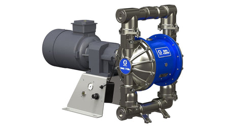 Graco | 657296 Husky 2150e 2 in. (51 mm) SS Electric Diaphragm Pump; 3.0 Hp ATEX Motor, No CMPSR, End Port NPT, AL Center, SS Seat, PT Ball, PT Diaphragm