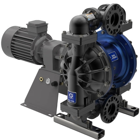 Graco | 659009 Husky 3300e 3" AL Electric Diaphragm Pump; 7.5 Hp AC Motor, No CMPSR, End Port BSP, AL Center, SP Seat, SP Ball, SP Diaphragm