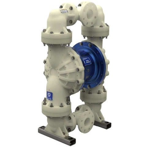 Graco | 659406 Husky 3300e 3" PP Electric Diaphragm Pump; -- No Motor, No CMPSR, Cntr Port Flange, AL Center, PP Seat, PT Ball, PT Diaphragm