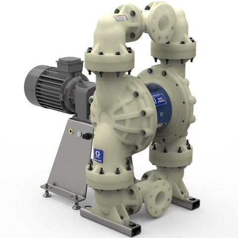 Graco | 659411 Husky 3300e 3" PP Electric Diaphragm Pump; 7.5 Hp AC Motor, No CMPSR, Cntr Port Flange, AL Center, PP Seat, CW Ball, SP Diaphragm