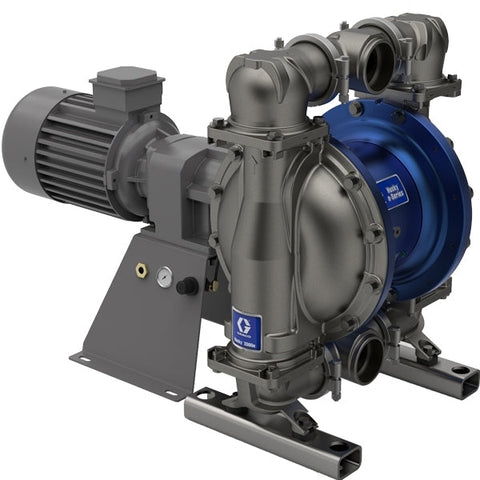 Graco | 659806 Husky 3300e 3" SS Electric Diaphragm Pump; 7.5 Hp AC Motor, No CMPSR, End Port BSP, AL Center, GE Seat, GE Ball, GE Diaphragm