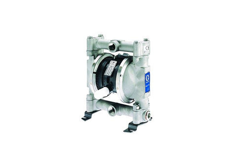 Graco | D5D331 Husky 716 SS Air Operated Double Diaphragm Metal Pump with BSP Standard Air Valve, SS Seat, SS Ball, & PTFE Diaphragm