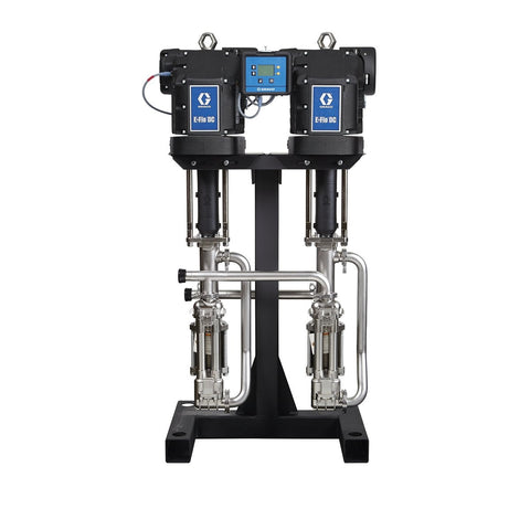 Graco | EC5J41 E-Flo DC 4-Ball Electric Circulation Pump, 3000cc, 2 x 2 HP, 480V, Advanced, ATEX/FM/IECEx, Sealed Lower, Ultralife Rod/Cylinder, Tri-Clamp, Stand