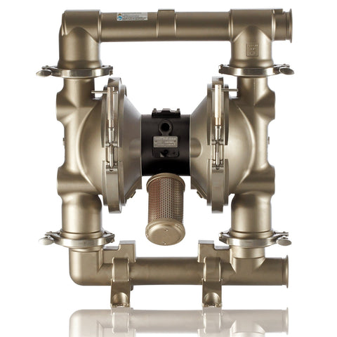 Graco | FA7111 SaniForce 1040, 1" FG SST Pneumatic Diaphragm Pump, AL Center, SS Seats, PT Balls, PT Diaphragms
