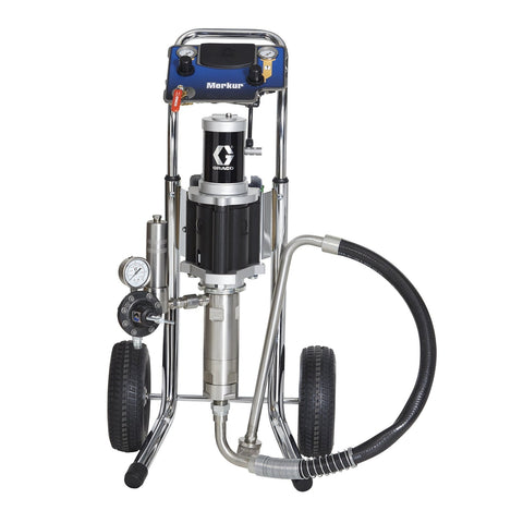 Graco | G03C03 3:1 Merkur Air Spray Package, 125cc, Cart, Pump/Gun Air Controls, Siphon Kit, Fluid Filter, No Applicator