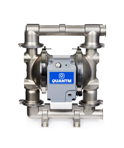 Graco | HE120-0537 QUANTM h120, 2"Hygienic DIN, FG SST Electric Diaphragm Pump, 200-240 V, FEP AL Center, SS Seat, CW Ball, PO Diaphragm