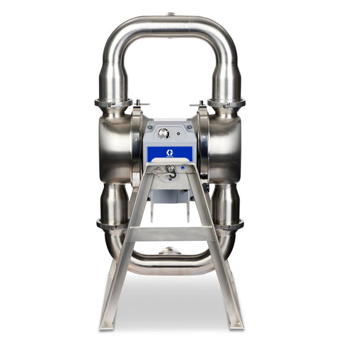 Graco | HE120-0556 QUANTM h120, 2"Tri-clamp, HS SST Electric Diaphragm Pump, 200-240 V, FEP AL Center, SS Seat, BN Ball, BN Diaphragm