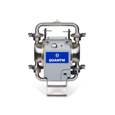 Graco | HE30-0774 QUANTM h30, 1"Tri-clamp, HS SST Electric Diaphragm Pump, 200-240 V, FEP AL Center, SS Seat, CW Ball, PO Diaphragm