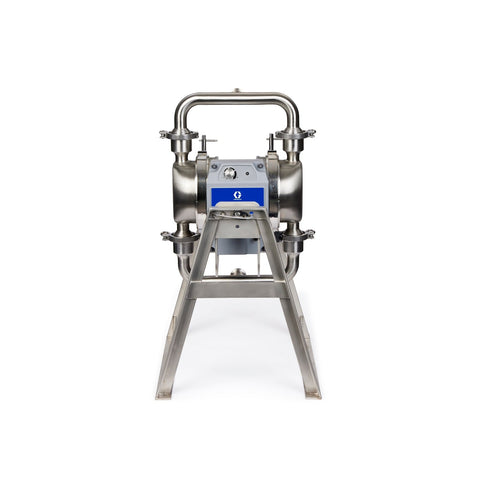 Graco | HE80-0809 QUANTM h80, 1.5"Tri-clamp, PH SST Electric Diaphragm Pump, 200-240 V, FEP AL Center, SS Seat, PT Ball, PO Diaphragm