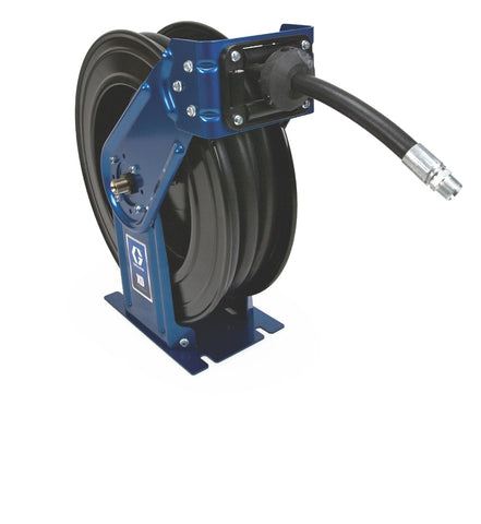 Graco | HSHB7B XD30, Grease, 1/2 in. (13 mm) Inlet, 3/8 in. X 75 ft. (10 mm X 23 m) Hose, NPT, Truck/Bench Mount, Metallic Blue