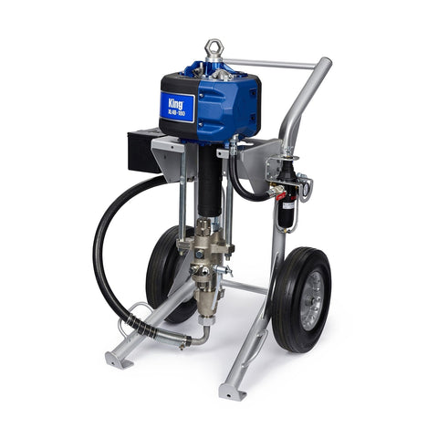 Graco | K30FH1 King 30:1 Sprayer, Integrated Filter, Heavy Duty Cart, Air Controls, Siphon Kit, XTR-5+, 50 ft (15 m) Hose, 6 ft (1.8 m) Whip
