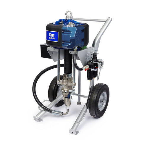 Graco | K60NH1 King 60:1 Sprayer, Non-Filter, Heavy Duty Cart, Air Controls, Siphon Kit, XTR-7+, 50 ft (15 m) Hose, 6 ft (1.8 m) Whip