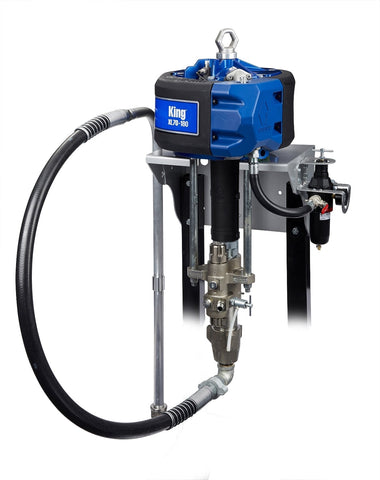 Graco | K70FW1 King 70:1 Sprayer, Integrated Filter, Wall Mount, Air Controls, Siphon Kit, XTR-7+, 50 ft (15 m) Hose, 6 ft (1.8 m) Whip