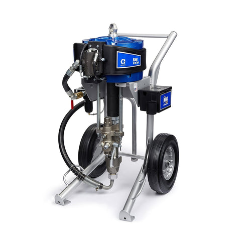 Graco | K71FH0 King 71:1 Sprayer, Integrated Filter, Heavy Duty Cart, Air Controls, Siphon Kit
