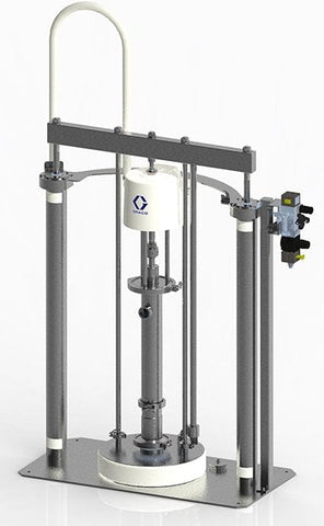 Graco | SDU.A01AAA1AA0C21 SaniForce Ram Unit, Stainless Steel Frame, 5:1 DB, Inflatable Seal, Exposed Controls