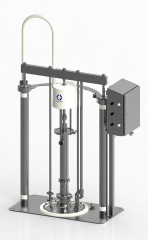 Graco | SDU.A01BBC2AA0C21 SaniForce Ram Unit, Stainless Steel Frame, 5:1 DB, Static Wiper, Enclosed Pneumatic Controls